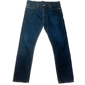 Levi's 513 Jeans Mens 36 32 Blue 5 Pockets Straight